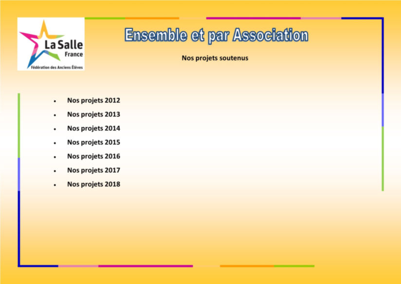 Nos projets